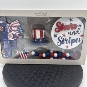 Kirkton House Fourth Of July Mini Tier Tray Display Set